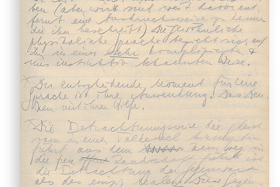 Handschrift auf vergilbtem Papier