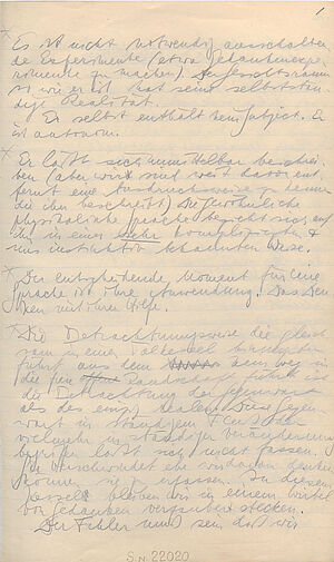 Handschrift auf vergilbtem Papier