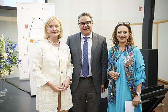 Johanna Rachinger und Mohamed Elmolla mit Gattin