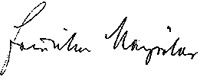 Signatur Mayröcker