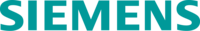 SIEMENS Logo in türkiser Schrift