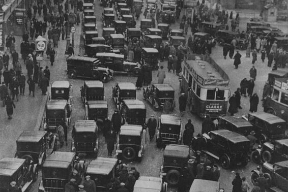 Großer Taxistreik in Wien