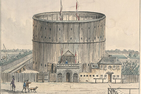Alte Ansicht des Hetztamphitheaters