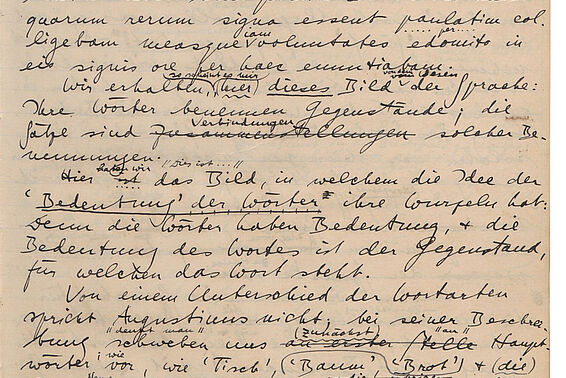 Handschriftliches Manuskript