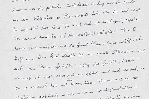 Handwritten letter