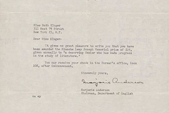 Sheet of paper with a little bit of typed text