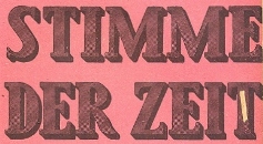 Beispielhafter Titelschriftzug der Zeitschrift