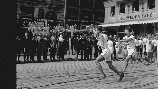 Ein Staffellauf in Wien
