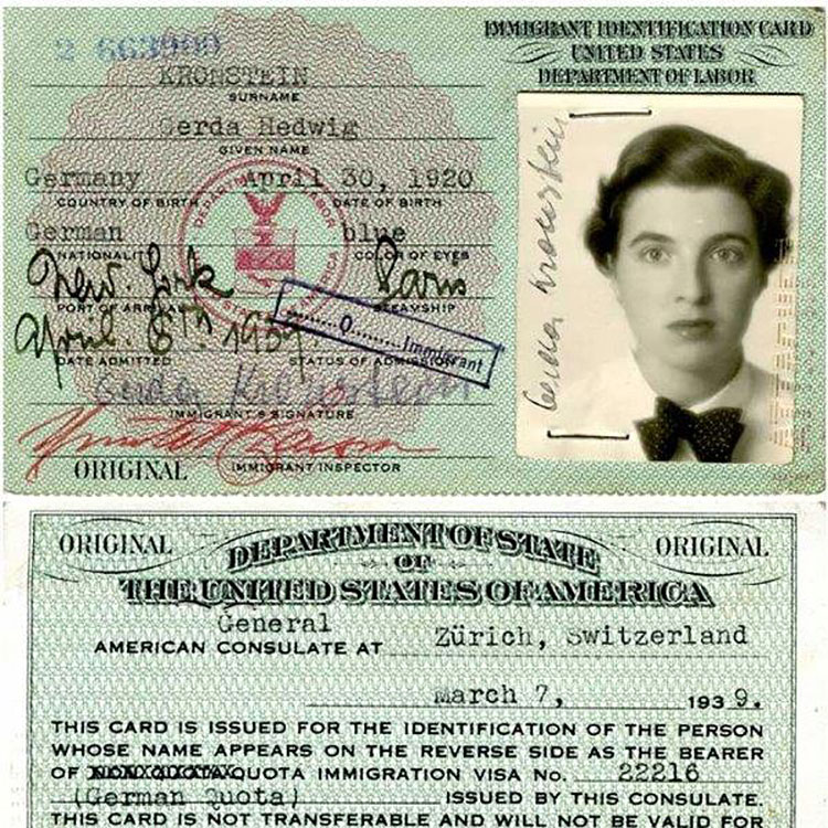 Green Card von Gerda Lerner