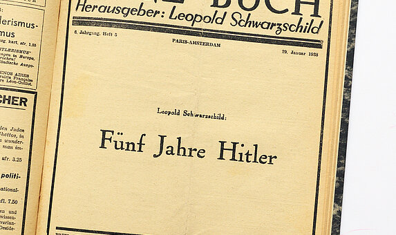Das Bild zeigt eine Ausgabe einer alten Zeitung.