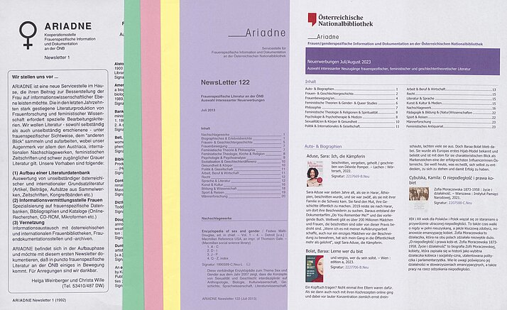 Ariadne Neuerwerbungslisten