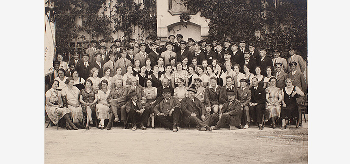 Gruppenbild Deutscher Volksgesang-Verein, 1932
