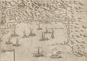 Abbildung der Küste vor Albanien