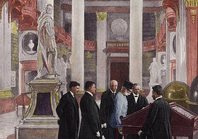 Kaiser Franz Joseph im Prunksaal