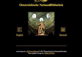 Screenshot einer schwarz gehalteten Website mir gelber Schrift