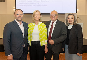 202A1635.jpg Staatssekretär Sepp Schellhorn, GD Dr. Johanna Rachinger, Laurenz Pöttinger, Abg. z. NR, Mag. Gertraud Auinger-Oberzaucher, Abg. z. NR