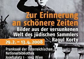 Ein Bub in Uniform salutiert, Headline: Zur Erinnerung an schönere Zeiten