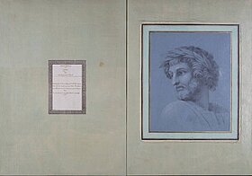 Male head after Raffael